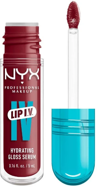 립밤 스틱 립케어 NYX 프로페셔널 메이크업 립 IV 하이드레이팅 글로시 얼룩 12시간 수분 공급 Redy 세트 습식 빨간색, 09 Blush Rush, 1개 - 쿠팡