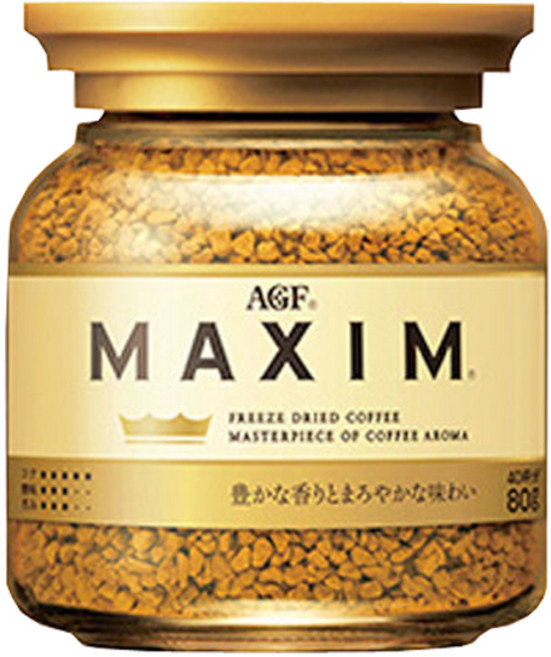 일본 AGF 맥심 인스턴트 병 커피, 80g, 1개입, 1개