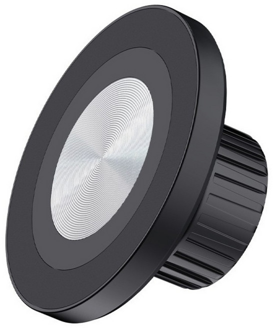 맥세이프 마그네틱 헤드 차량용 휴대폰 거치대 홀더 자석 머리, 블랙, 1개