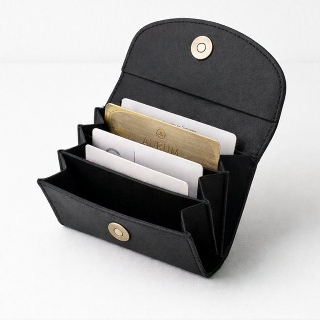 슬림 카드지갑 미니 동전 수납 가죽 명함 교통카드 지갑