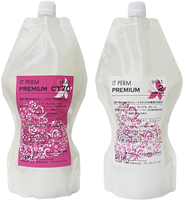 데미 우에보 잇펌 프리미엄 CT-70 건강모용 매직약 스트레이트, 1개, 400ml