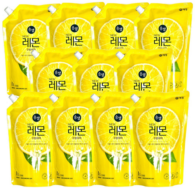 애경 NEW 순샘 주방세제, 1L, 11개