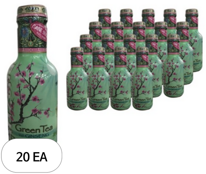 아리조나 그린티 워드 진생 앤 허니 PET, 20개, 500ml