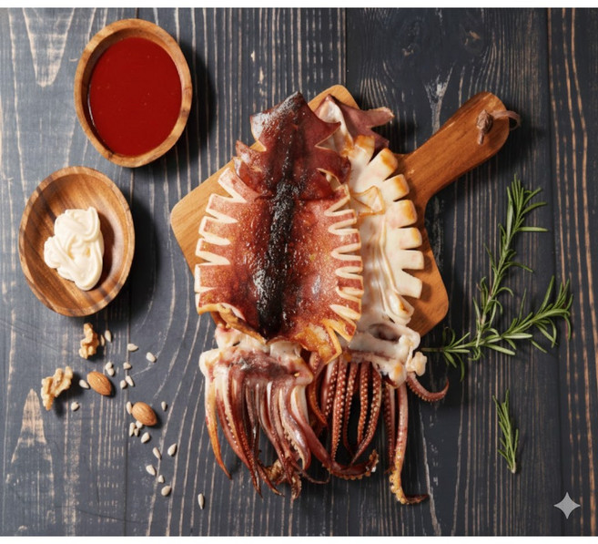 한상직송 국내산 산지직송 동해산 쫄깃촉촉 반건조오징어, 1개, 650g