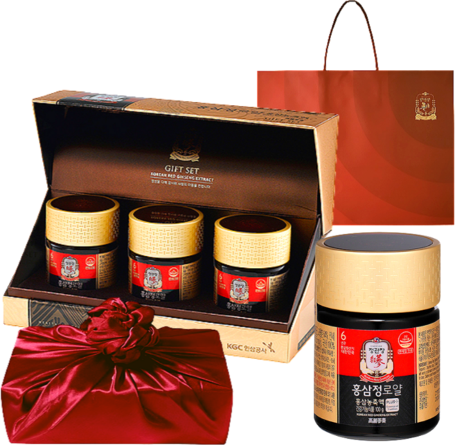 정관장 홍삼정 농축액 기프트세트 3병 330g 선물세트(보자기포함) 1개, 1세트
