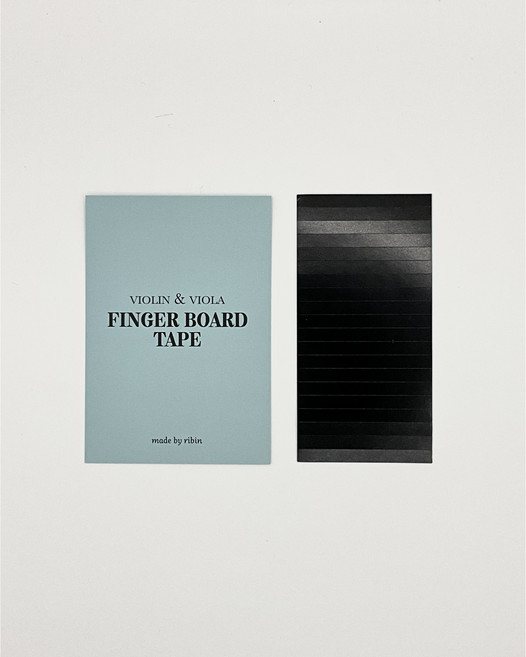 Riket [리켓] 현악기 핑거보드 테이프 / 현악기 스티커 / 현악기 테이프 / 핑거링 스티커 / 핑거링 테이프 / 지판 스티커 / 지판 테이프, black, violin & viola, 1개