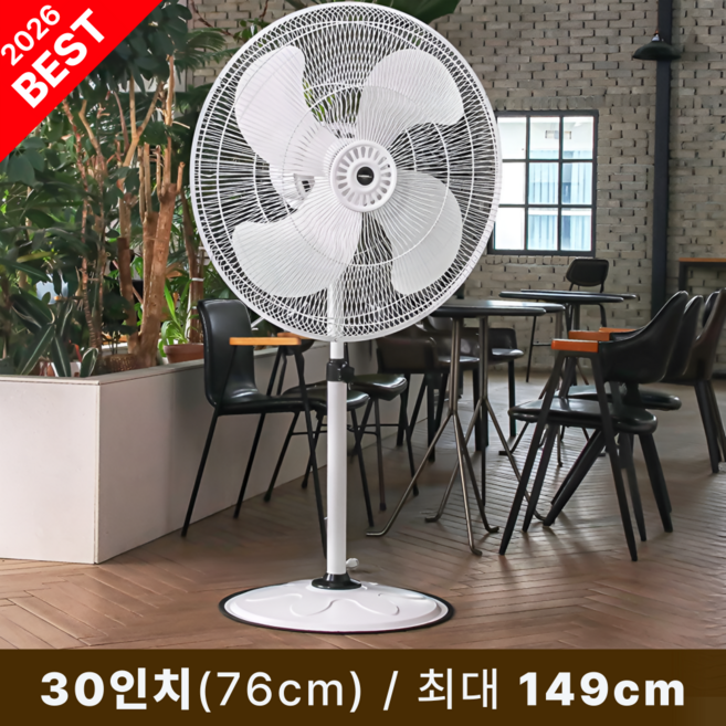 26년최신형 대웅 76cm(30인치) 공업용 업소용 대형 선풍기 DW-IDF2530