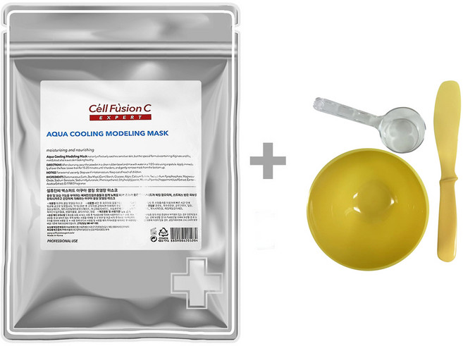 셀퓨전씨 아쿠아 쿨링 모델링 마스크 1000g+고무볼2종+고급핸드크림+고급마스크팩+샘플3종, 1개