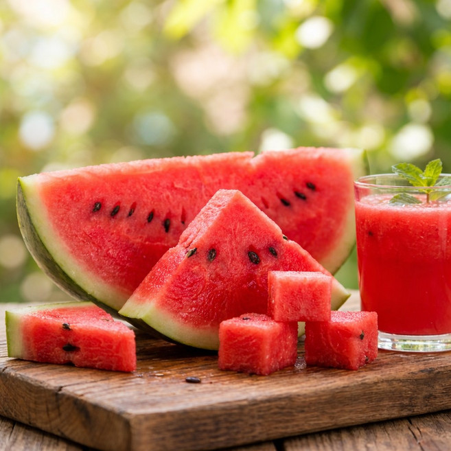 [ 싱싱퀵퀵 ] 산지직송 고당도 꿀수박 하우스 12Brix 당도선별, 1개, 3k내외