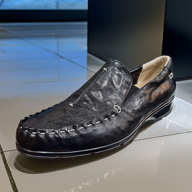 남성 캐주얼화 수제화 로퍼 구두 대용 관리쉬운 반코팅 천연 소가죽 국내제작