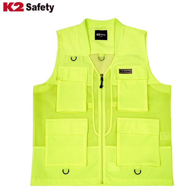 K2세이프티 워크웨어 안전 조끼 VE-2604, 2XL(110), 사이즈:110, 1개