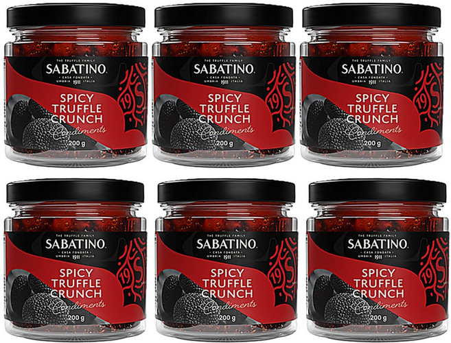 사바티노 타르투피 스파이시 트러플 크런치 핫, 200g, 6개