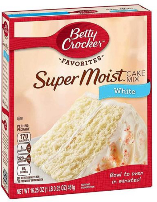 Betty Crocker Supermoist 초콜릿 퍼지 케이크 믹스 375.6g (13.25oz) 외 맛 미국직구, 없음, 1) 1.02 Pound Pack of 4  puddi