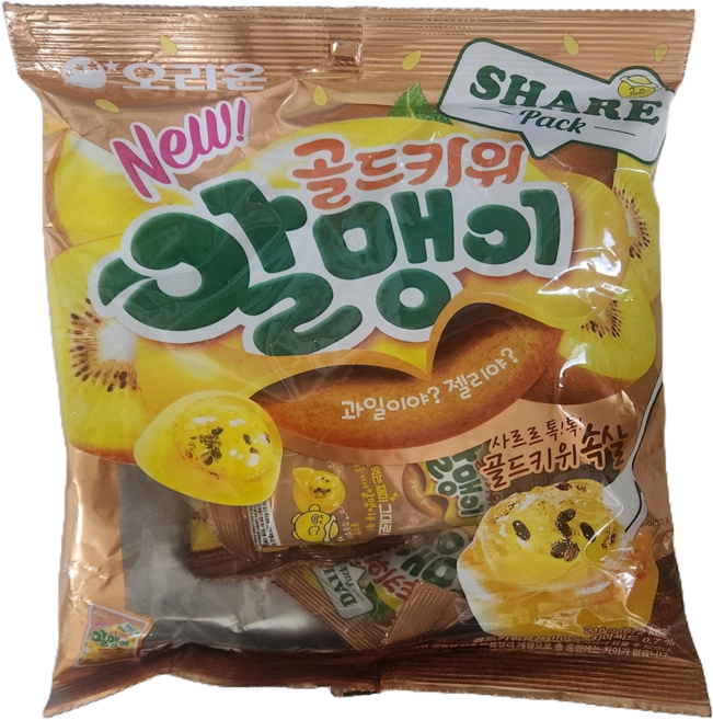 오리온 골드키위 알맹이 젤리 216g, 1개