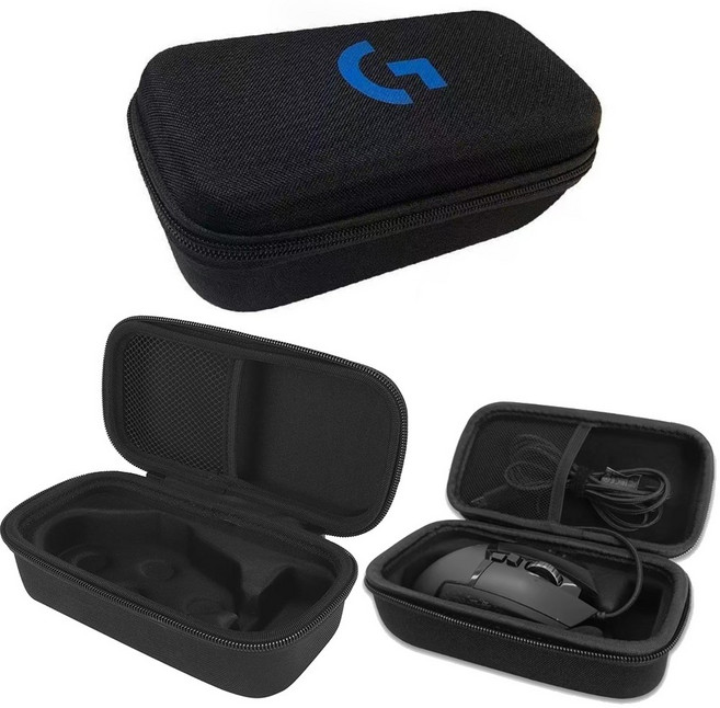로지텍 마우스 파우치 EVA -블랙-G502 및 레이저 바실리스크 전용 마우스 파우치 / 마우스 보관케이스, 로지텍 마우스 파우치 EVA -블랙-G502전용