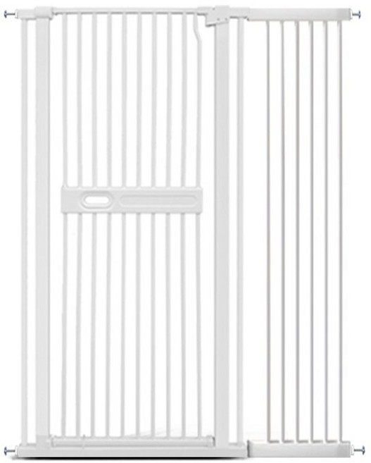 딩동펫 반려동물 플랫 드로우 반자동 안전문, 화이트, 1개