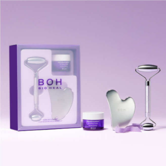 바이오힐보 프로바이오덤 리프팅 페이스 롤러 + 괄사마사저 + 리프팅 크림 15ml, 1개