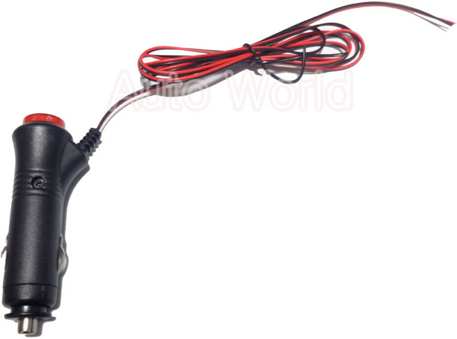 시거잭 스위치 12v 24v 전원연결 시거소켓 시가잭 led점등, 1개