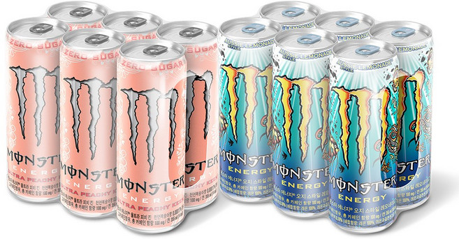 몬스터 피치 킨+오지 레몬 355CAN 2X6, 355ml