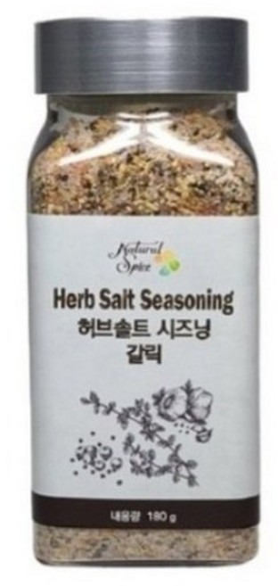 내츄럴스파이스 허브솔트시즈닝 갈릭, 180g, 4개