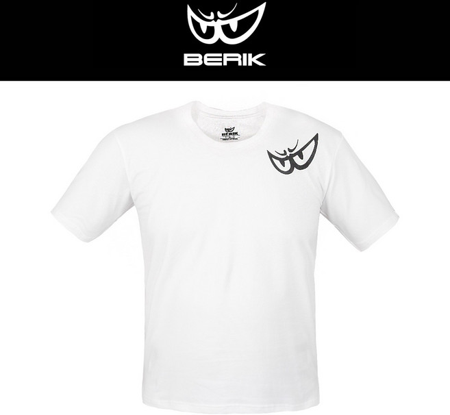 베릭 뉴 로고 반팔 티셔츠 오토바이 패션 여름 반팔 화이트 BERIK