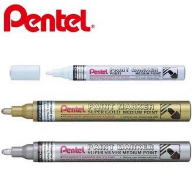 Pentel飛龍 MMP10 粗字油漆筆 2.0mm, 1個, 藍