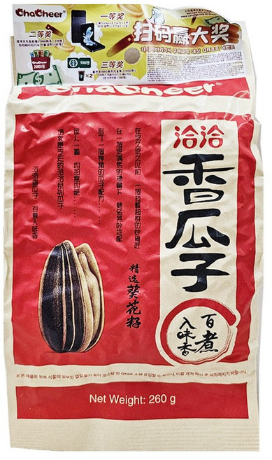 천미방 중국식품 챠챠해바라기씨 오향양념맛 260G 10봉, 10개