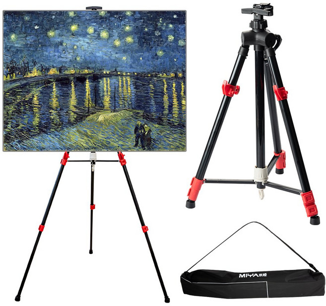 미야 접이식 휴대용 철제 이젤 전문가용 MY-PE02