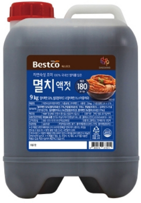 베스트코 멸치액젓 9kg, 1개