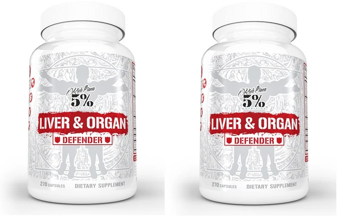 5% Nutrition Liver & Organ Defender 리버 앤 오르간 디펜더 270캡슐 X 2개, 270정 - 쿠팡