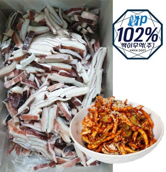 식자재용 쫄깃 대왕오징어 귀채 4kg, 1개