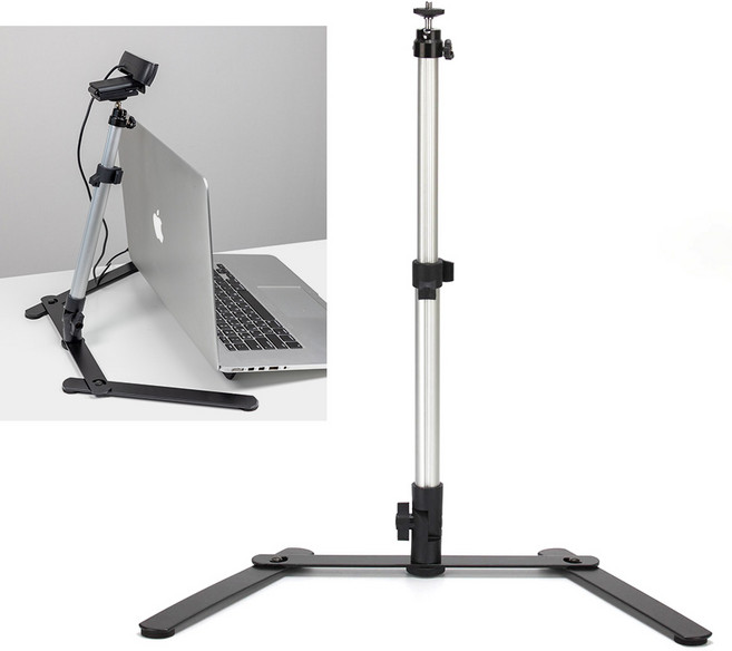 웹캠 스탠드 노트북 데스크탑 모니터 사용 삼각대 스마트폰 겸용 가성비