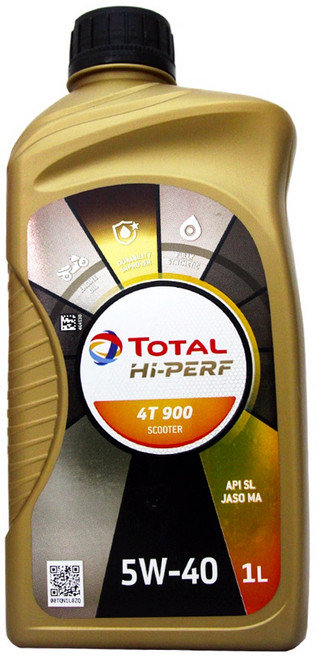 TOTAL HI-PERF 4T 900 5W40 合成機油 1L - 易油網, 1個, 5W-40