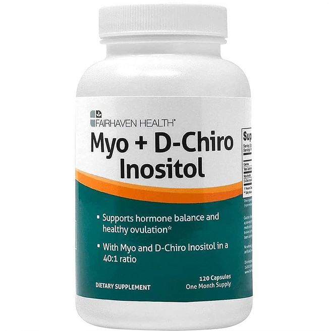 페어해븐 미오이노시톨 이노시톨 Myo-Inositol 2000mg 120캡슐, 미오 이노시톨 120캡슐, 1개, 120정
