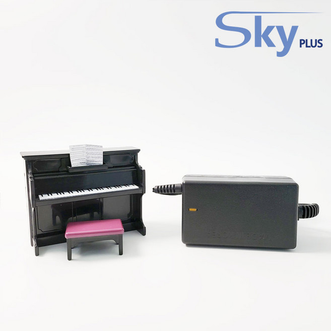 대한민국 SKYPLUS 어댑터 [전원코드포함] 영창 커즈와일 KaP1 디지털 피아노 호환, 1개