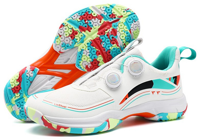 JUN ZUN 더블 BOA 다이얼 시스템 남녀공용 프로용 배드민턴화 최고접지력 미끄럼방지 초경량 발편한 실내court운동화 9210