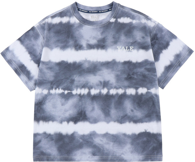 [예일키즈]스트라이프 타이다이 티셔츠 Y22BTS-10 데님블루