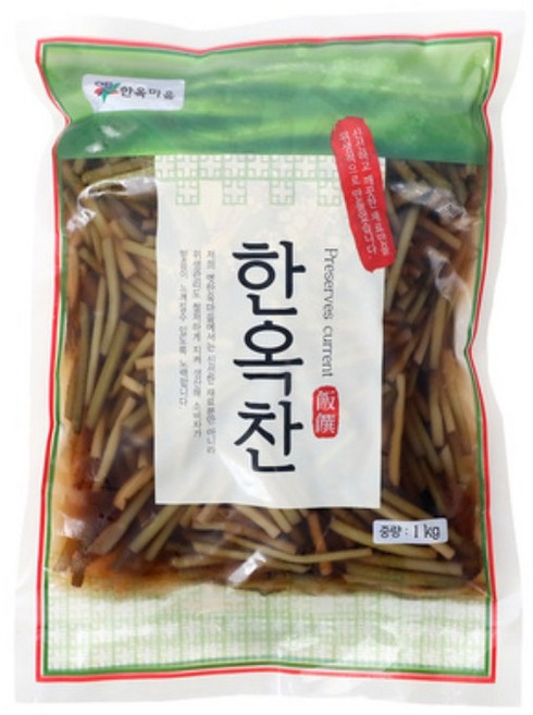 바이오마켓_한옥찬 간장마늘쫑지 1kg/옛한옥마을, 1kg, 30개