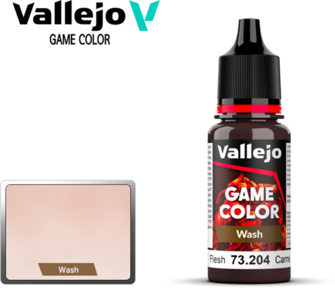 바예호 아크릴도료 뉴 게임컬러 워시 18ml, 82_73204 Flesh, 1개