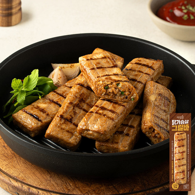 [아임닭] 닭가슴살 그릴바 숯불갈비맛, 1개, 80g