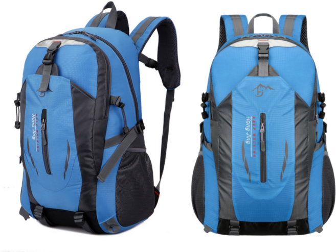 밀리센치 중형 등산가방 배낭, 41L 블루