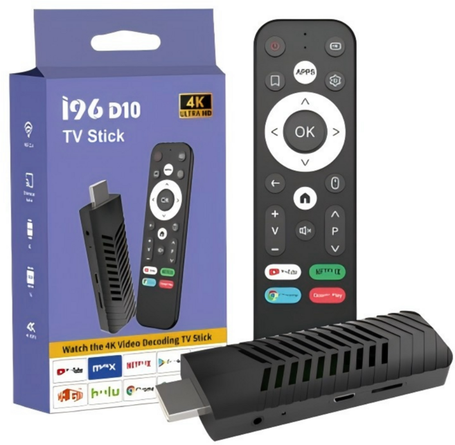 PYHO Android 와이파이6 미니 셋톱박스 4K 동영상 무료스트리밍, 1개, D10블랙