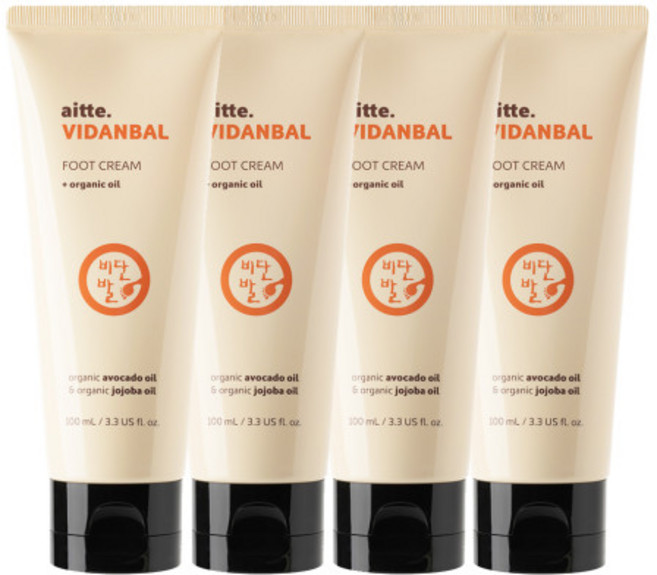 비단발 100ml 4종 발각질제거제 풋크림 발관리 케어 풋팩 비교, 1개입, 4개