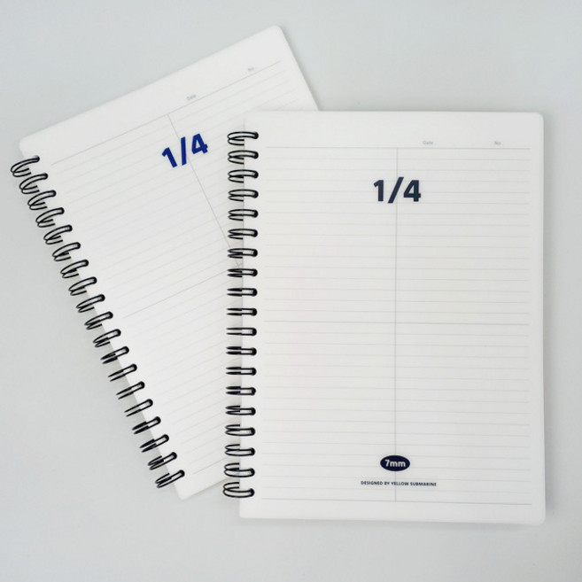 노란잠수함 5000 PP 4칸 노트 (no119), 1개, 랜덤