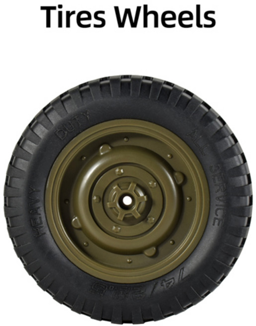 9IMOD C8815 RC 자동차 부품 지프 액세서리 공장 원격 제어 타이어 모터 수신 보드 윈치 금속 드라이브 샤프트, Tires Wheels