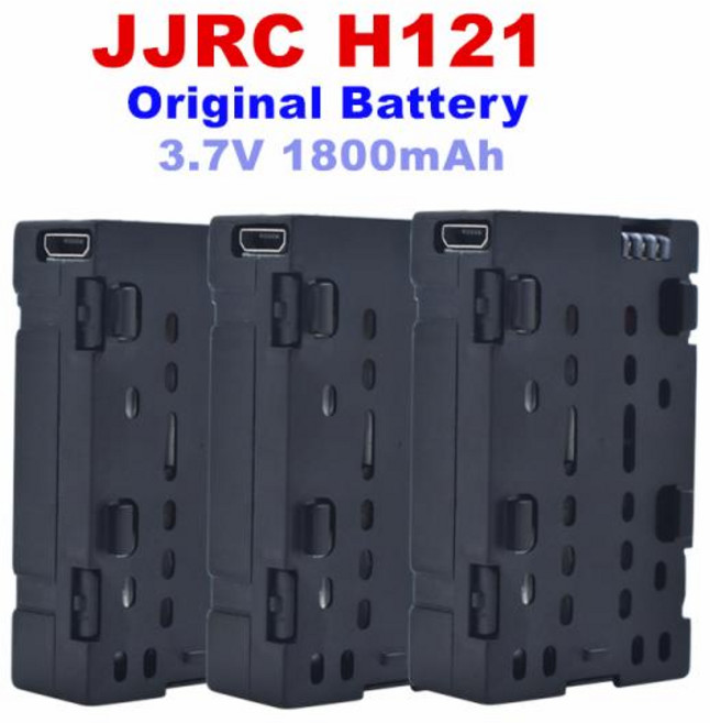 JJRC H121 드론 배터리 용 3.7V 1800mAh JJRCH121 기존 배터리 RC 폼 전투기 비행기 예비 부품 액세서리, 01 1PCS, 1개