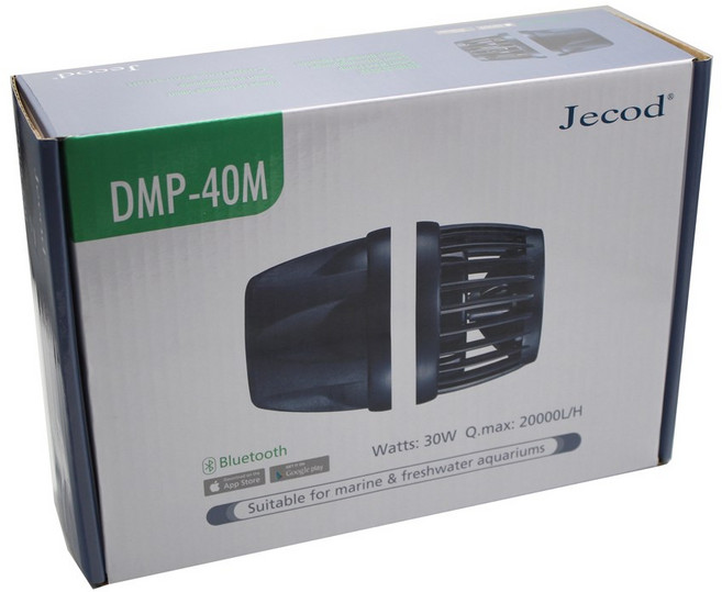 새로운 jecod 웨이브 메이커 DMP 수족관 펌프 스마트 wifi 블루투스 App 제어 민물 바닷물 물고기 탱크 DMP10/20/30/40M, DMP-40M, EU, 1개