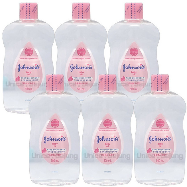H 존슨즈 베이비 레귤러 오일, 500ml, 6개
