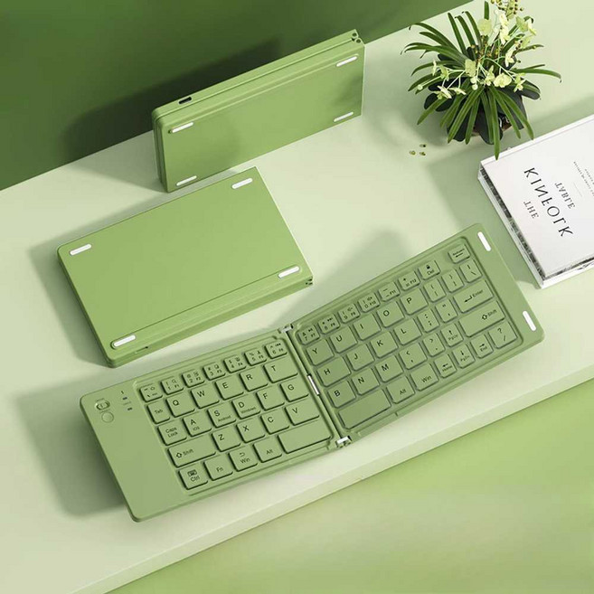 접이식 키보드 블루투스 닐킨 큐브포켓 3단 휴대용, 1개, 상세페이지 참고