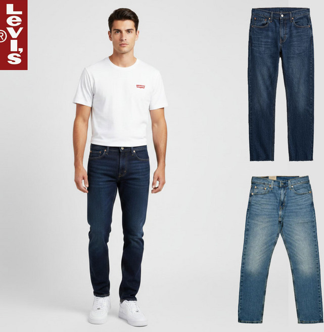 국내매장판 리바이스 502 남성 청바지 테이퍼드 워싱 진 Levi's 레귤러 핏